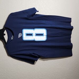 Nike Tennessee Titans Marcus Mariota #8 XL Navy Blue Mens T-Shirt